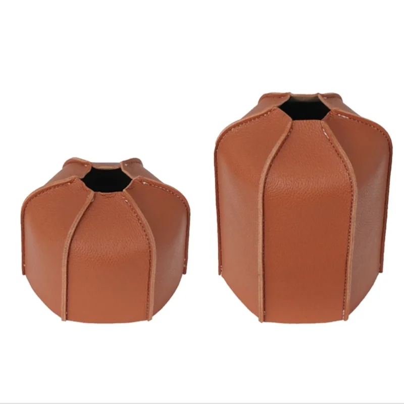 Gas Tanks Protective Cover PU Leather Gas Canister Protector Outdoor Camping  Cylinder Gas Storage Cover