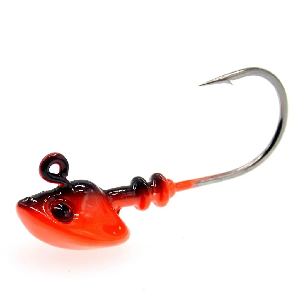 Fishing Accessories Lure Fishing  Materials Lure Fish head Soft bait hook Fishing Gear