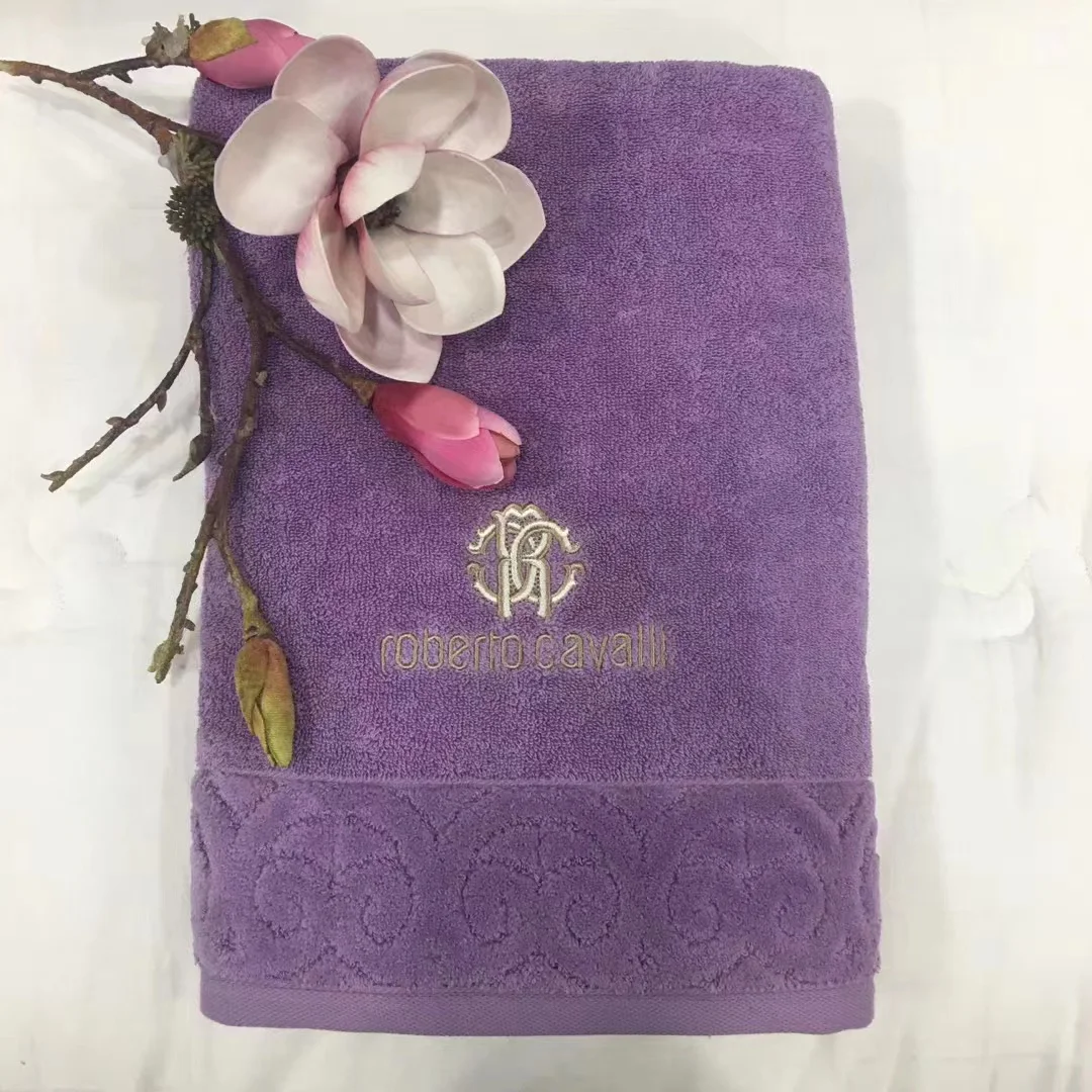 China high quality Antimicrobial Jacquard 100% cotton pure cotton towels bath towel face towel