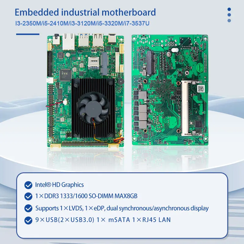 DDR3 MAX 8GB Education All-In-One OPS Digital signage POS ECR Dual Screen LVDS eDP Embossed Industrial MINI ITX Motherboard