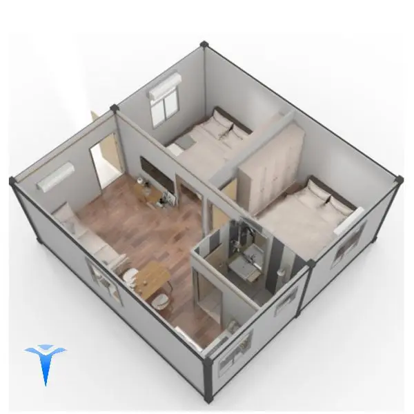 Cheap Pre Fab Container Modular Prefabricated House