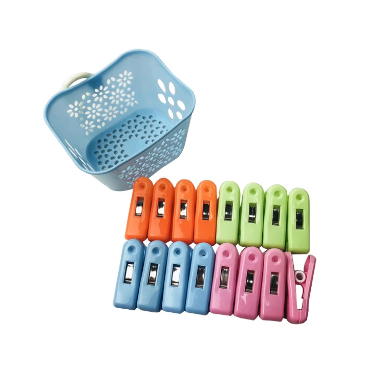 Clothesline Windproof Hanger Hanging Clip Plastic Small Clothes Drying Peg