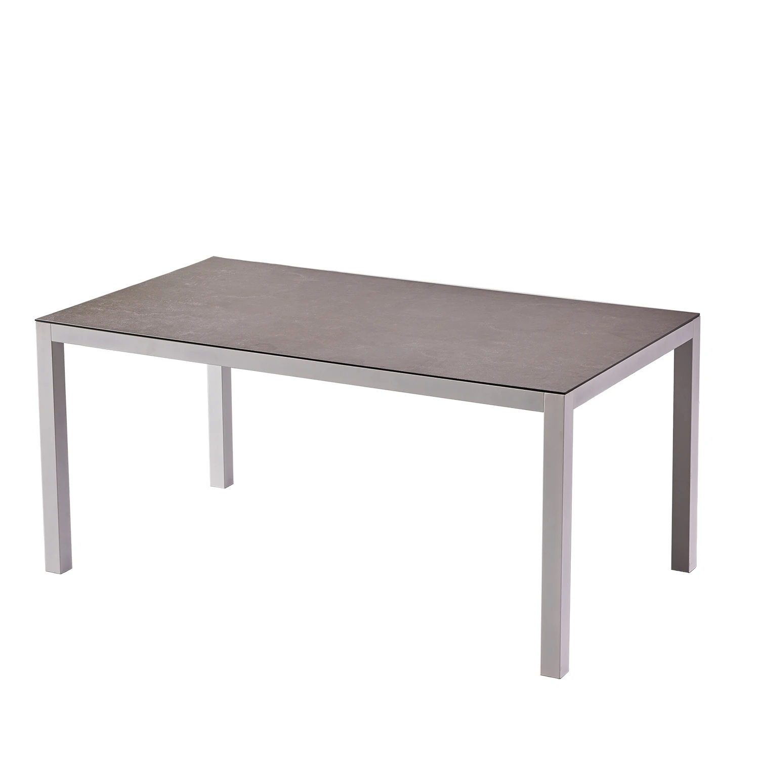 Роскошный алюминиевый садовый обеденный стол, керамическая стеклянная уличная мебель