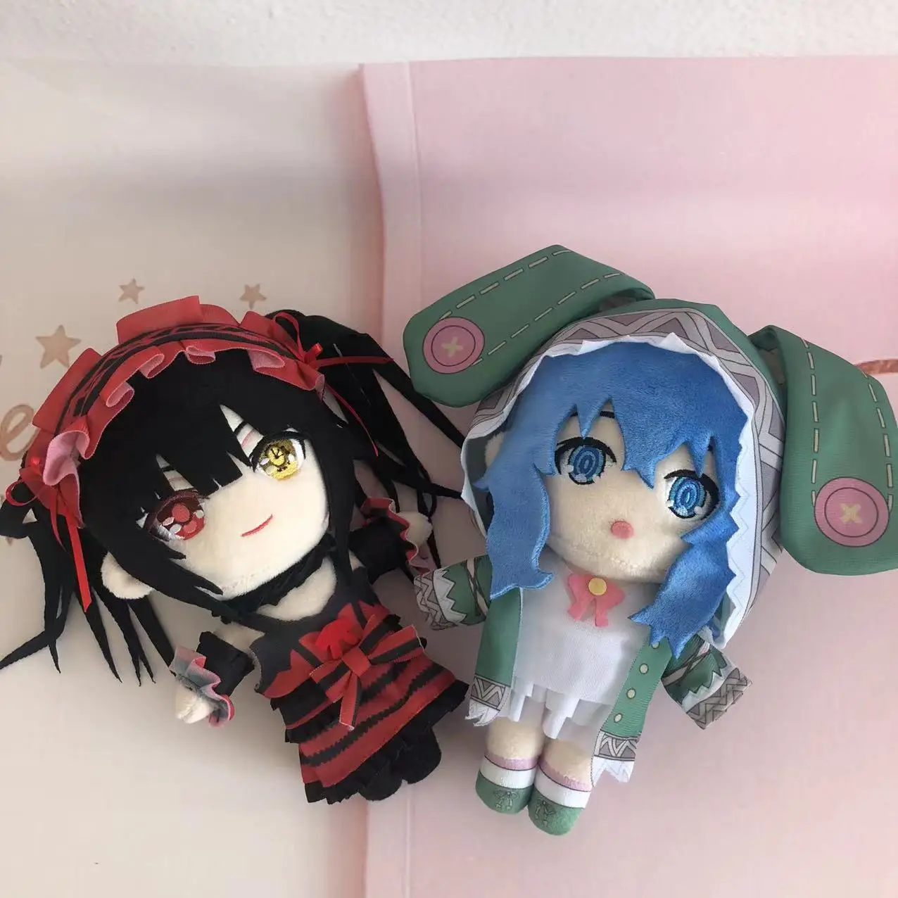 20 см аниме свидание живые плюшевые игрушки и кукла Tokisaki Kurumi косплей японский мультфильм модель плюшевая