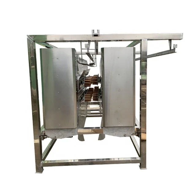customerilized new full stainless steel 304 semi-automatic halal slaughter house gizzard de-fatter equipment