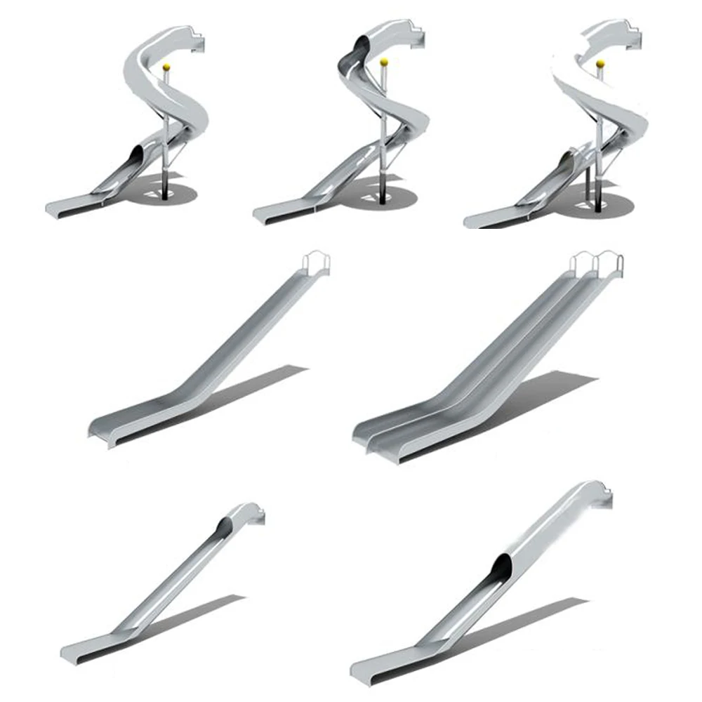 kids big animal kindergarten slides indoor outdoor stainless steel amusement playground playhouse for sale