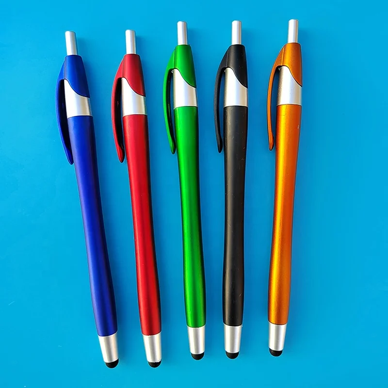HYF New product 2024 Hot Selling Touch Screen Gourd Ballpoint Pen Plastic Multi-functional Touchable Custom Logo Ball pen