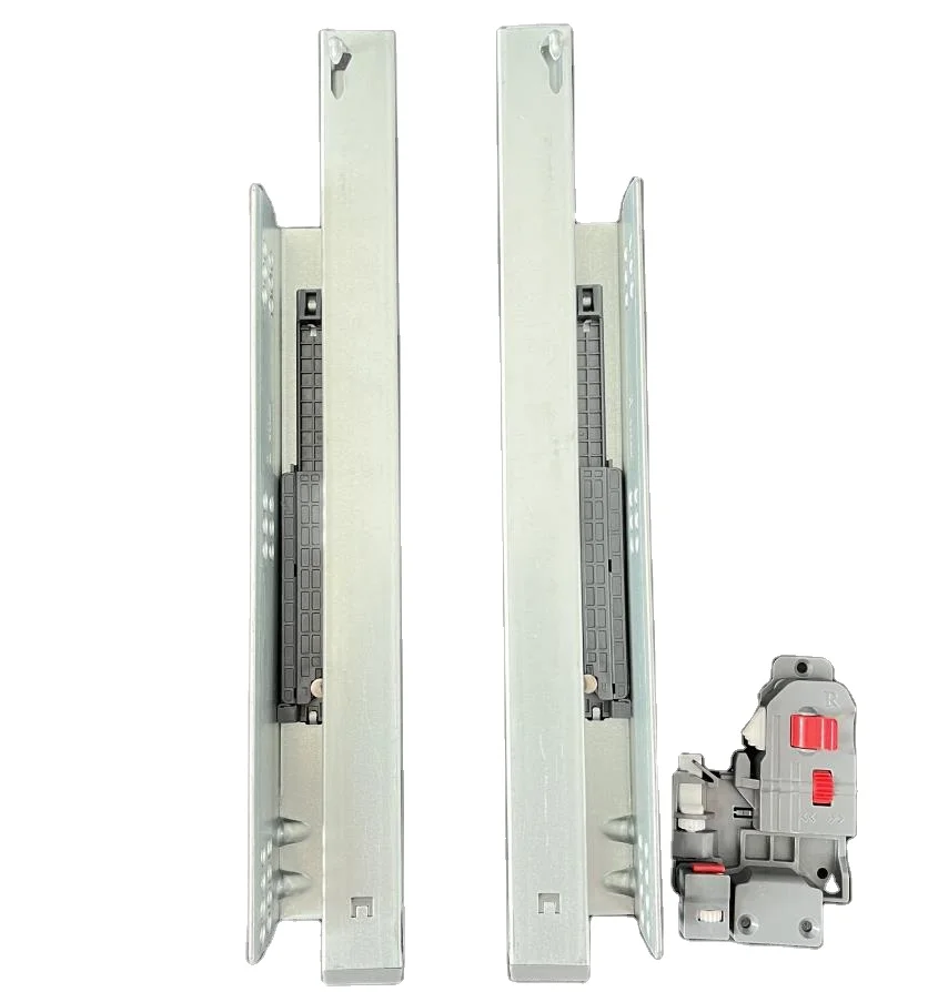 High quality  Soft Closing Concealed Drawer Slides Cabinet Hydraulic Telescopic Drawer Runner Slide