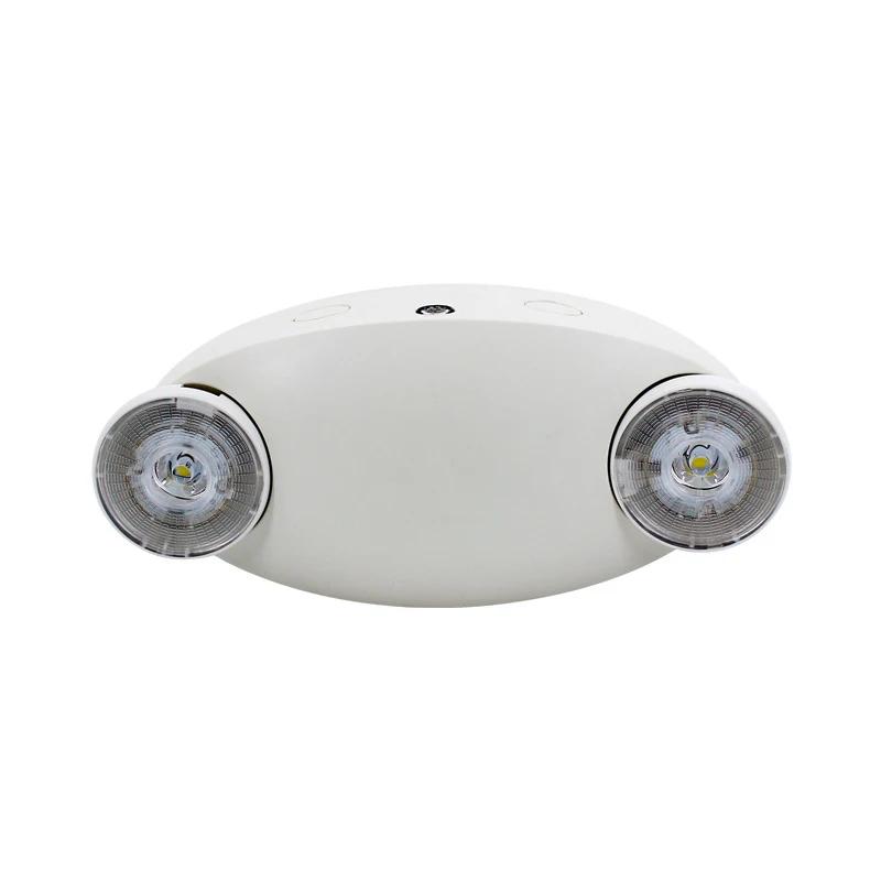 Mini Bug Eye 100lm Led White Black Body Material ABS Twin Head Emergency Light Lamp Twin Spot