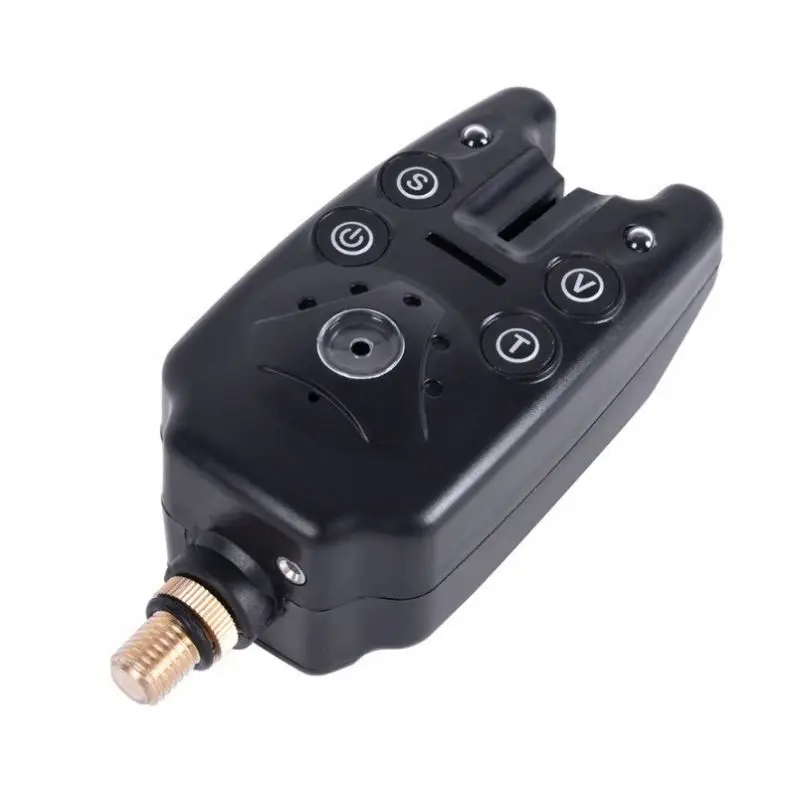 2 Led Fishing Bite Alarm with Volume Tone Sensitivity Control LED Indicator