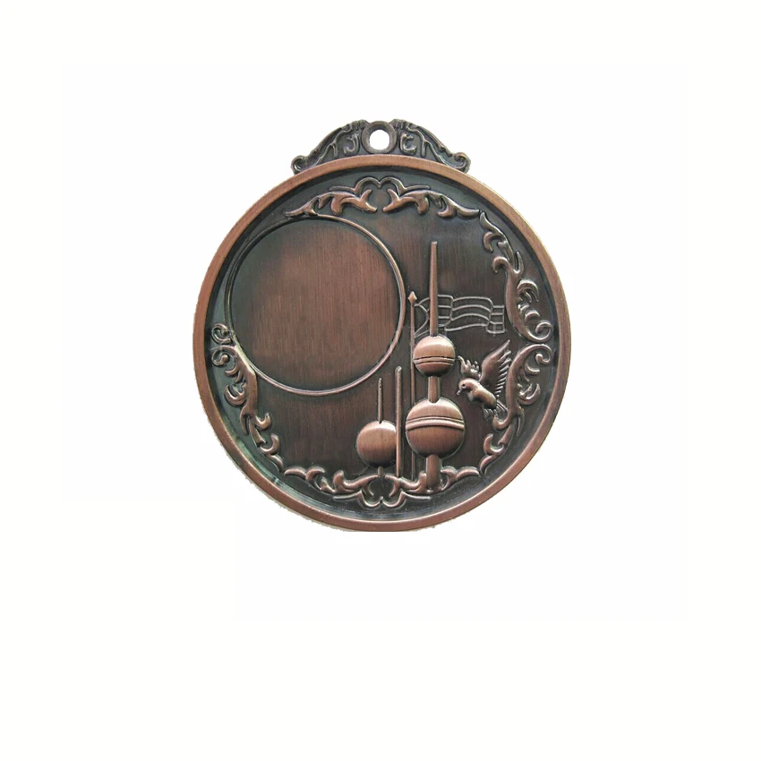 Медный позолоченный 3D двойной логотип Футбольная Спортивная награда медаль с сублимационной лентой ремешок