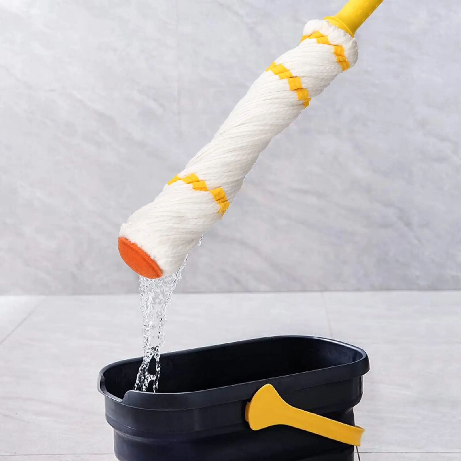 Microfiber Floor Mop Easy Twist Mop Microfiber Twist Mop for Kitchen Hardwood Restaurant Bathroom