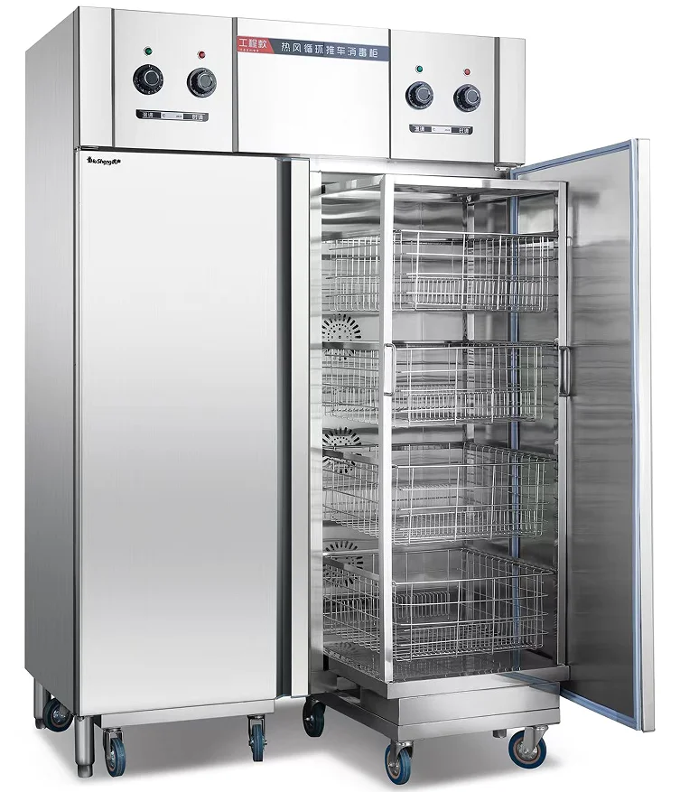 Большой озоновый шкаф, высокотемпературный дезинфекционный шкаф, коммерческая стерилизационная машина из нержавеющей стали