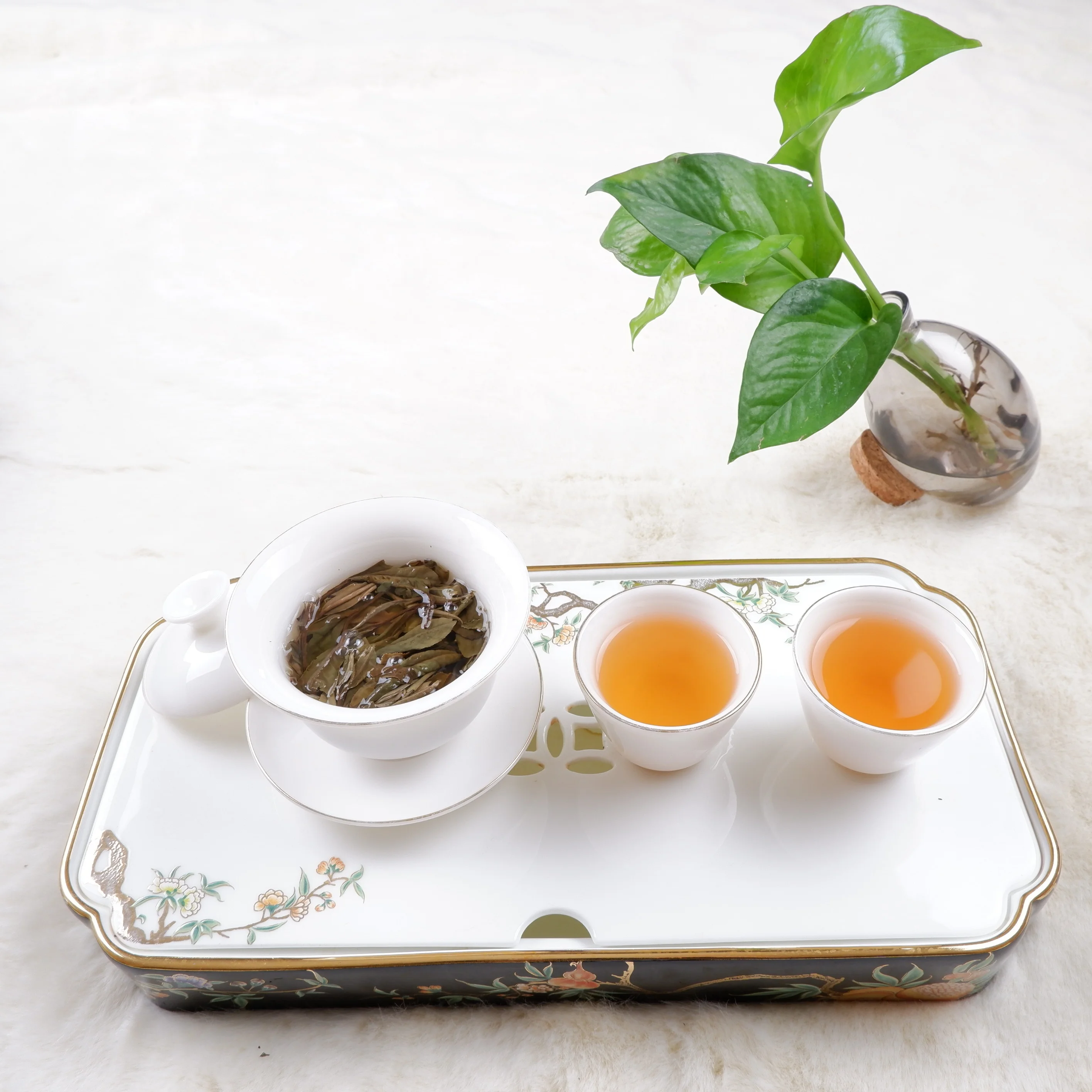 Китайский листовой чай Fuding Старый белый Bai Mu Dan пион