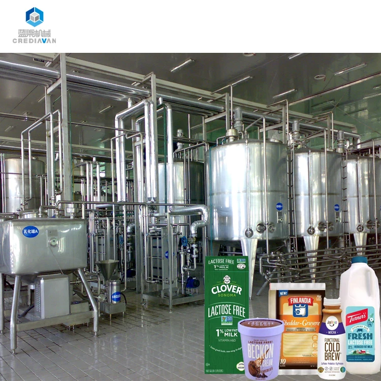 
Multifunction factory price small scale milk processing plant 