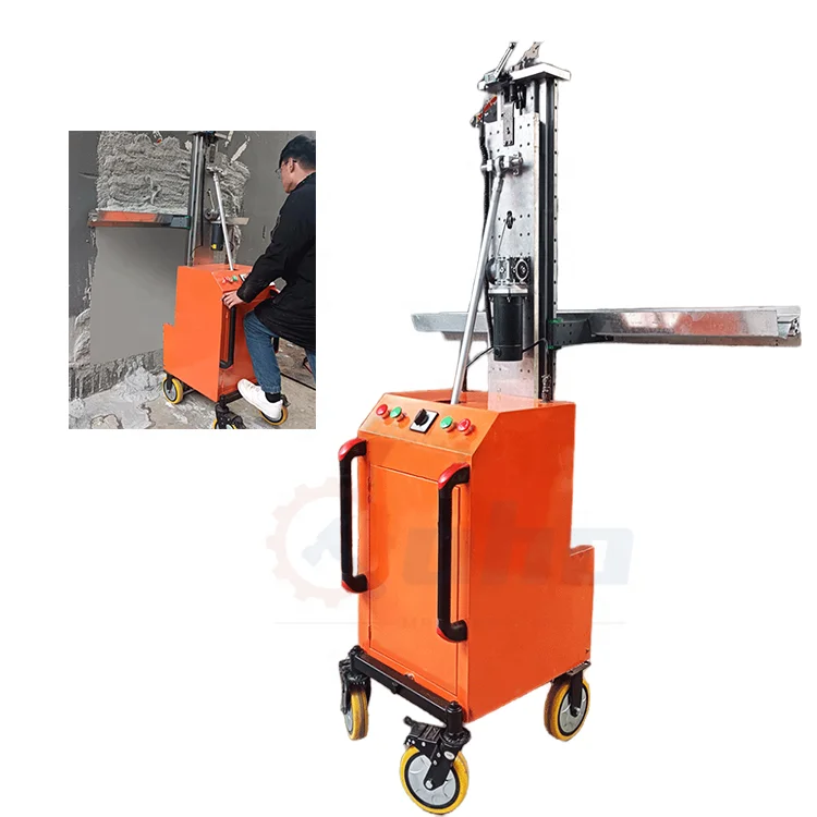 CohoMachine newly developed auto cement smoothing machine for wall cement plastering rendering machines