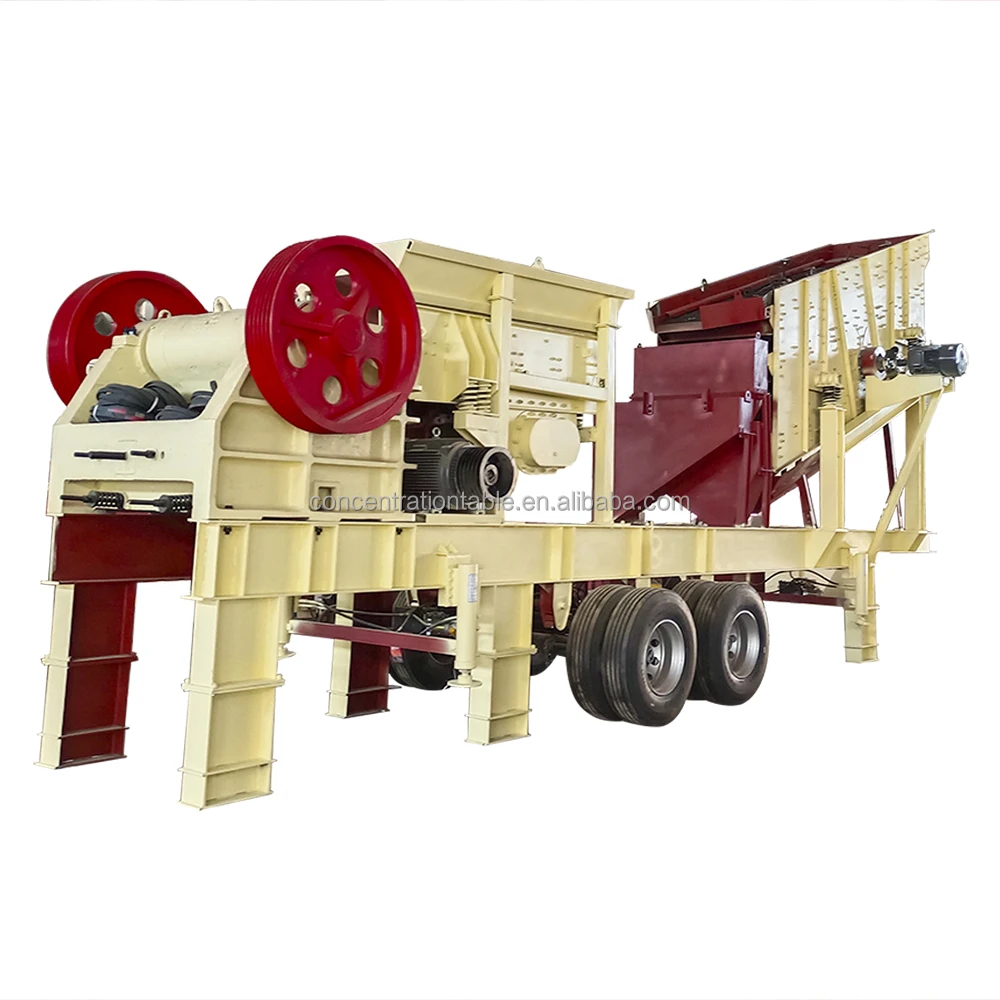 High Efficiency Mobile Cone Crushing Plant Price Mobile Crushing Plant Mobile Impact Crushing Screening Plant