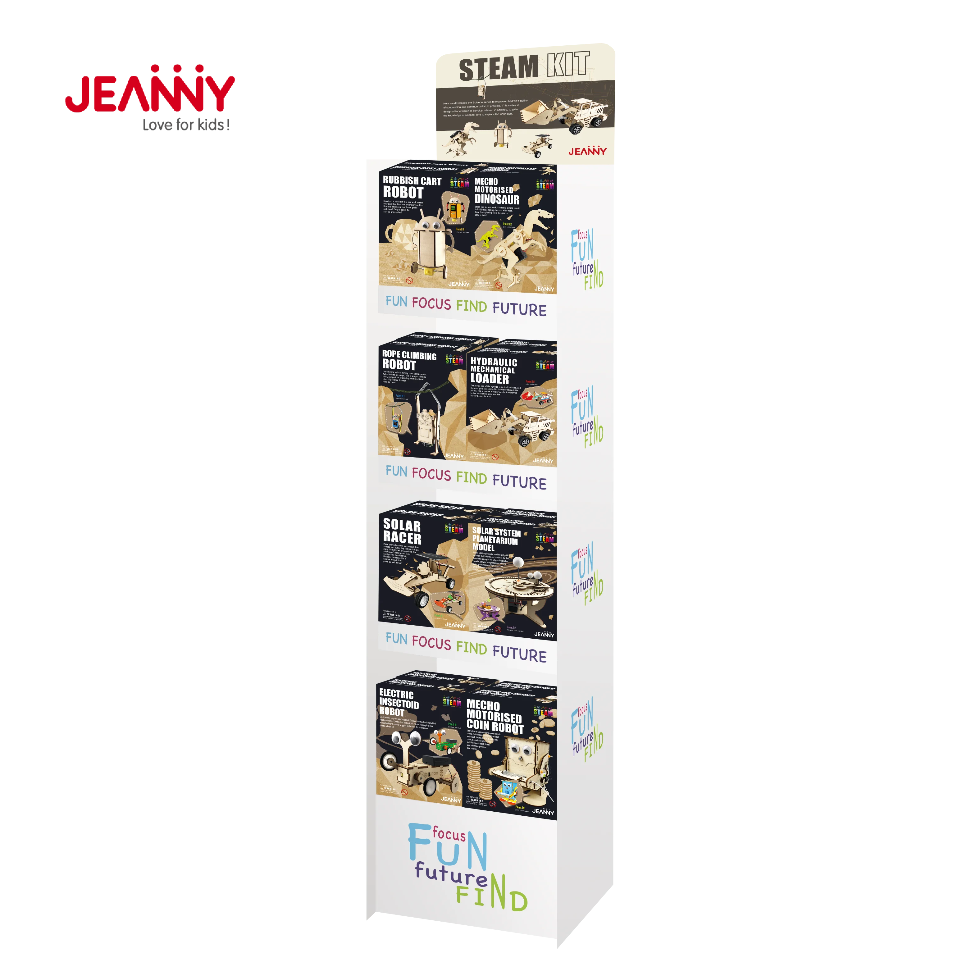 STEAM  Science Projects Kits for Kids Building Excavator Sets Hydraulic Mechanical Forklift Preschool Educational Construction