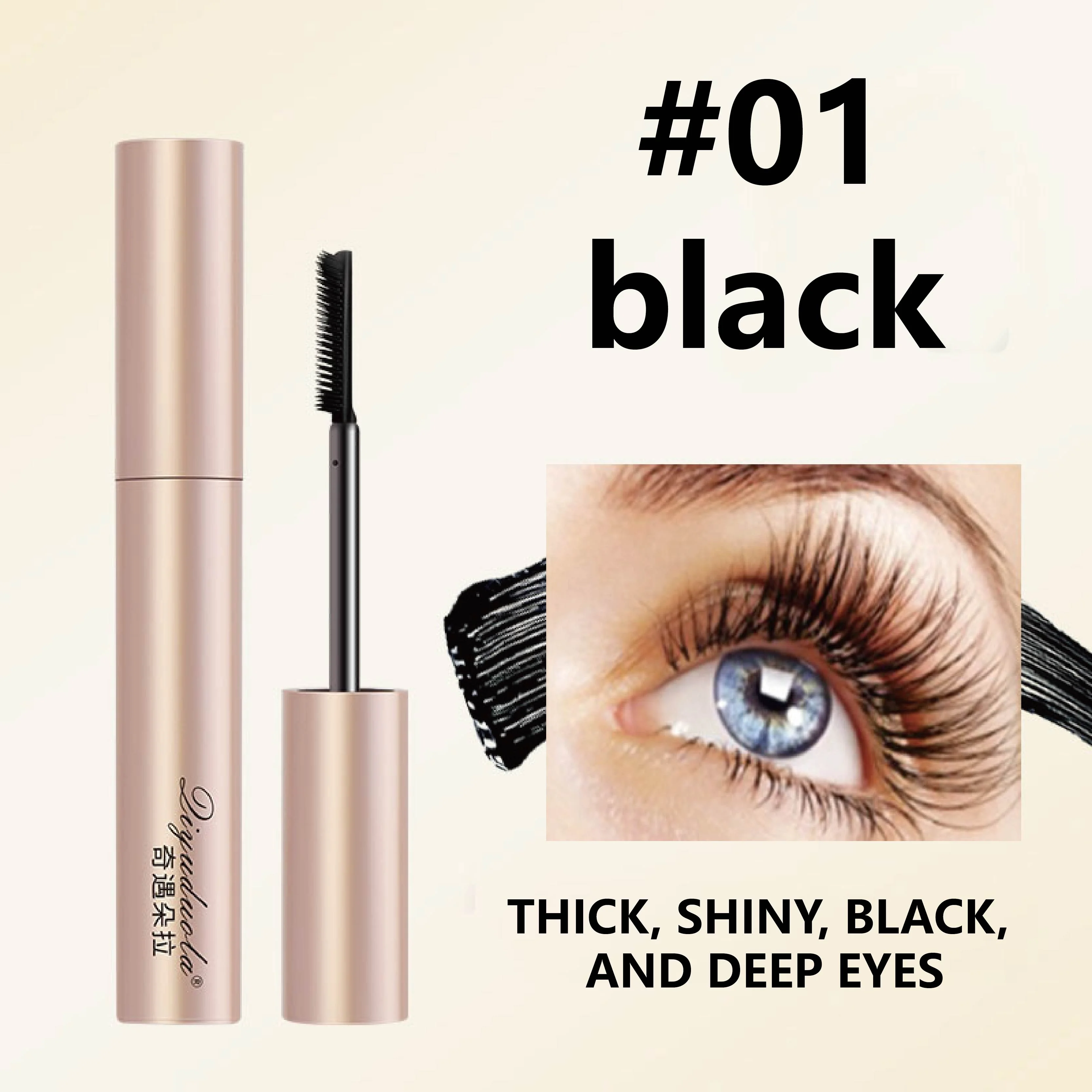 Private Label Mascara 2 In 1 Eye Lash Mascara Thick Curling 4D Double Head Mascara for Women