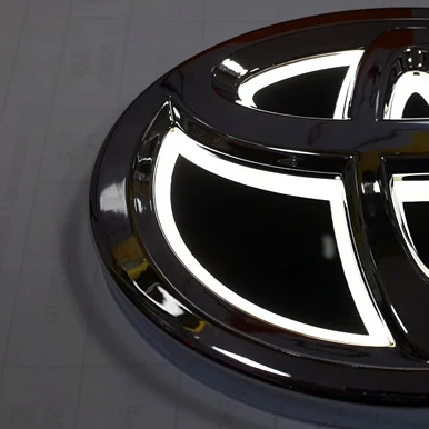  3D/4D/5D Car Tail Rear Logo Badge Emblem LED illuminated Lights Led head logo light for Auto Other Lighting