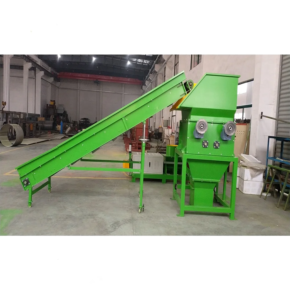 Low Maintenance Cost Twin Shaft EPS XPS Styrofoam Crushing Compactor Crusher Machine