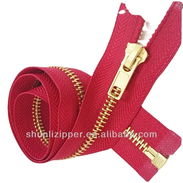 Wholesale No 5 metal zipper puller custom open end metal zipper