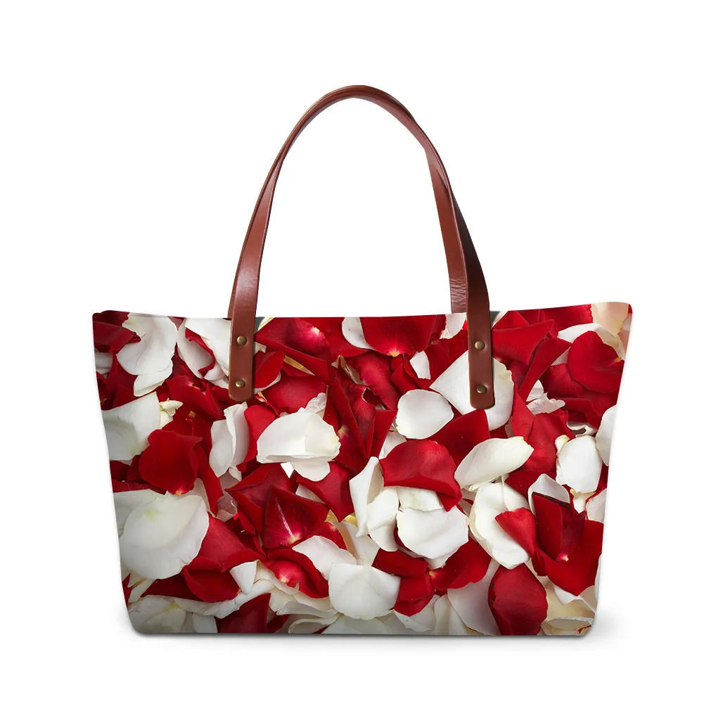 Fashion Flower Women Shoulder Bags Large Capacity Casual Female Handbag Tote Bag in Shopping bags