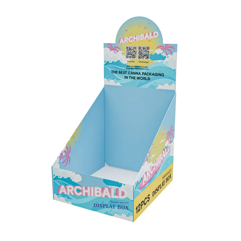 Archibald Pre Roll Packaging Paper Case Display Pre Roll Packaging Box White Glass Jar Packaging Box Small Craft Paper Package