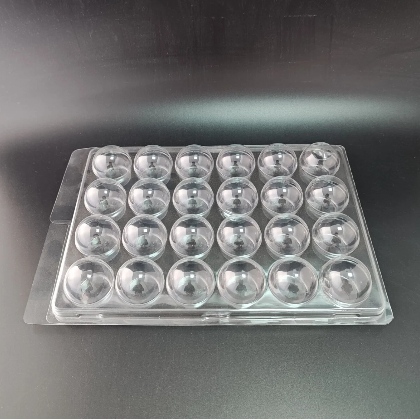Custom Chocolate Tray Blister Clear Truffle Clamshell Packaging