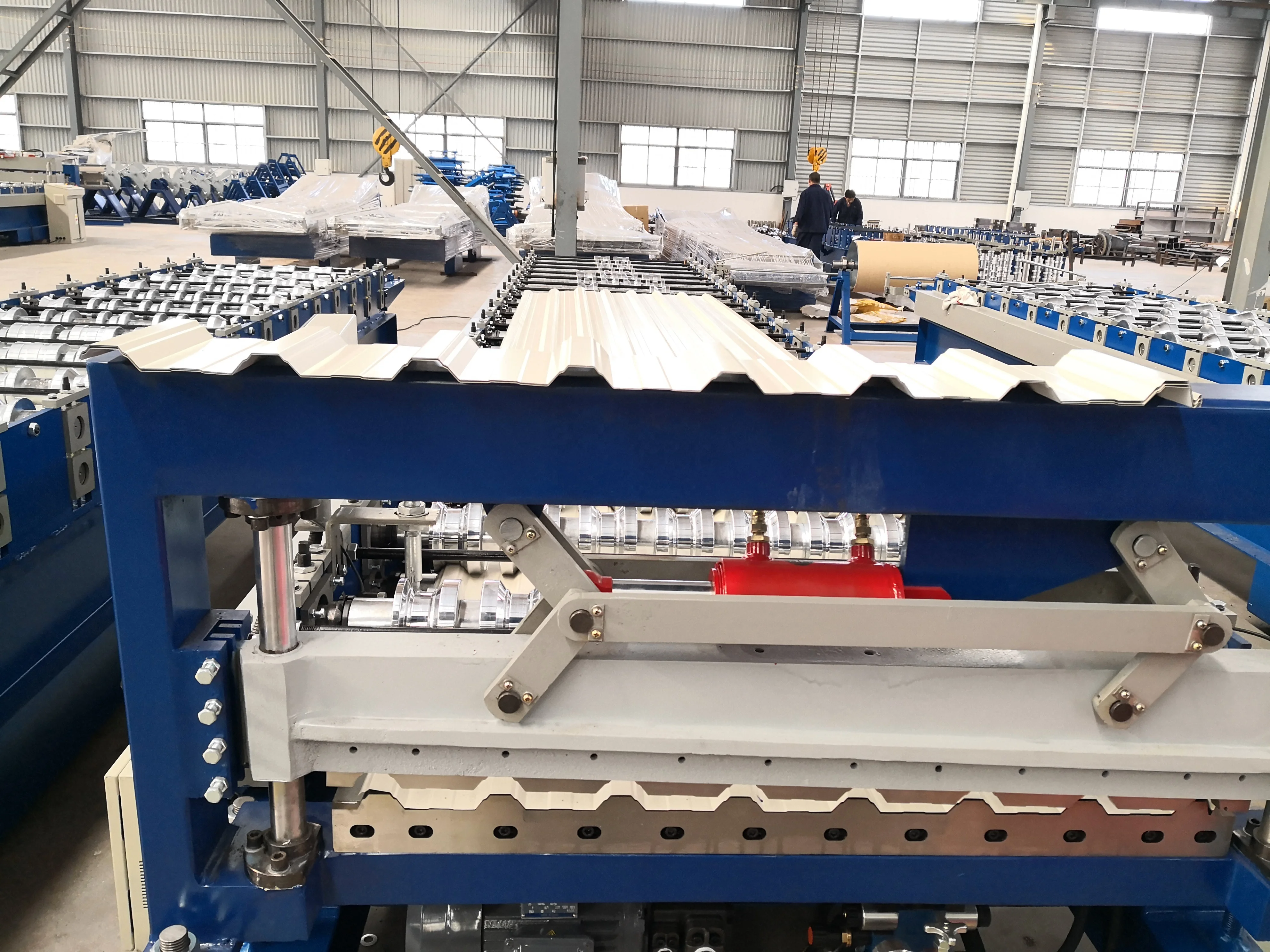 Metal Roofing Sheet Corrugating Iron Sheet Roll Forming Making Machine