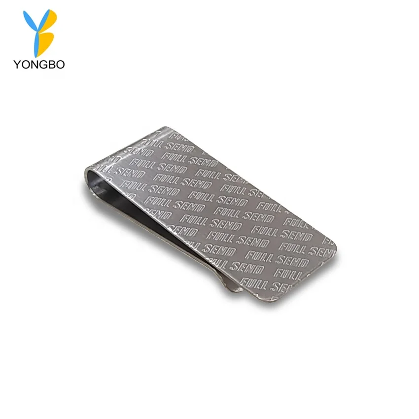 Модный металлический зажим для денег из нержавеющей стали