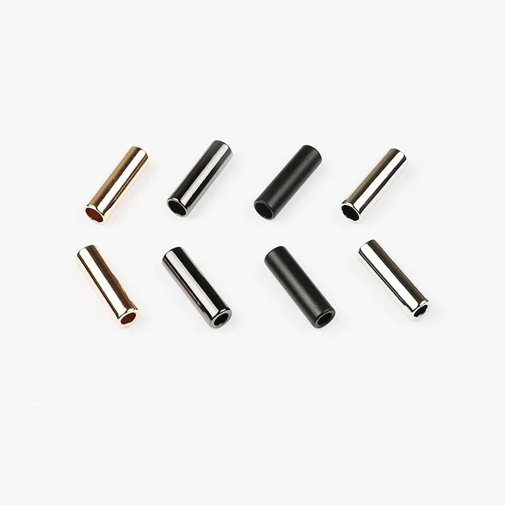 Wholesale swimwear shoe lace stopper alloy ends conical bell cord lock