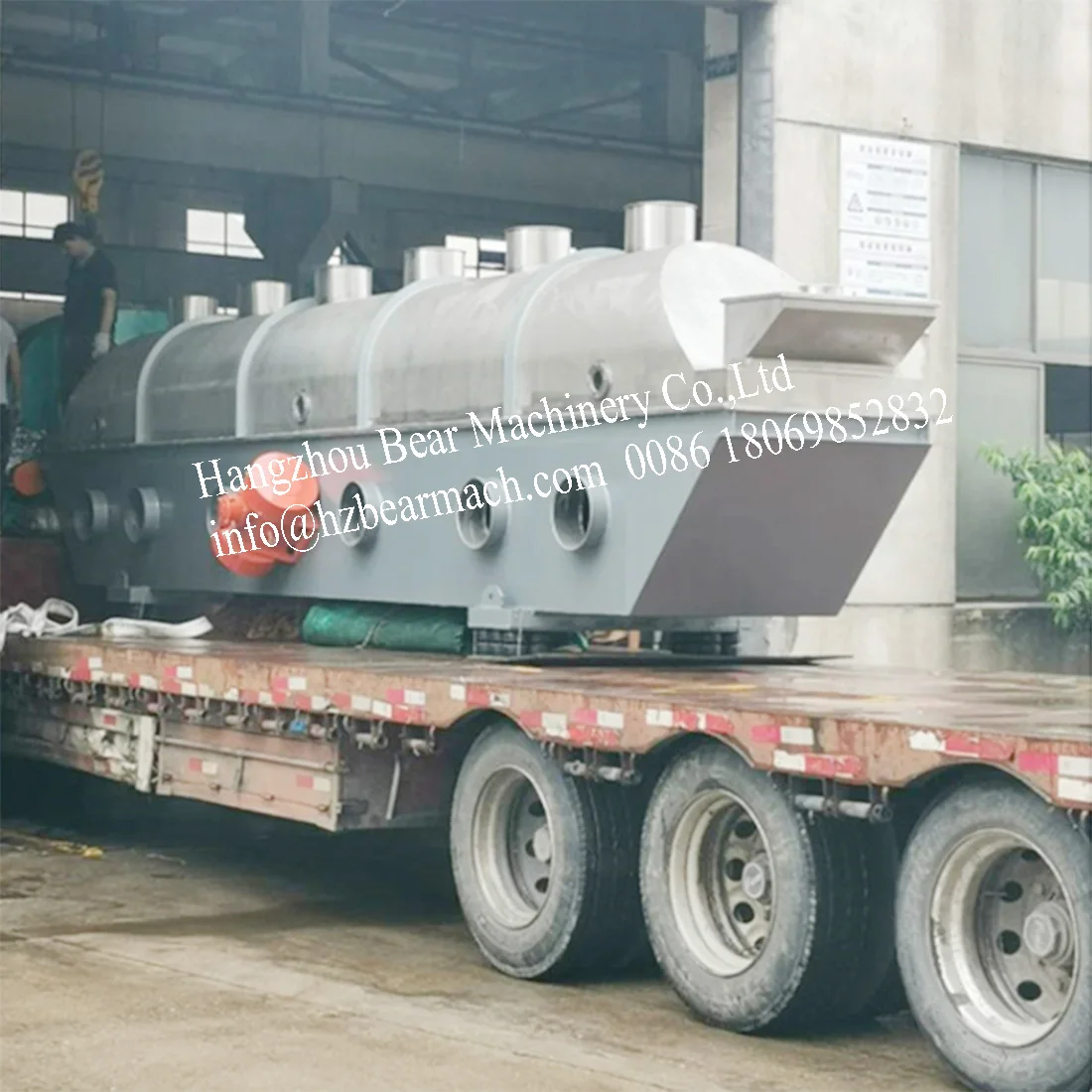 China Factory Belt Industrial Vibrating Fluidized Bed Dryer