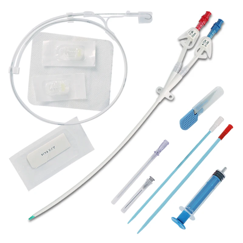 Factory price Wholesale Dialysis Catheter Kit Double Lumen Hemodialysis Catheter Kit