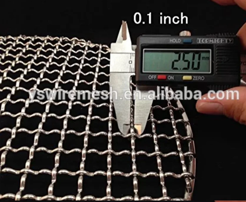 Food grade stainless steel round BBQ mesh grill