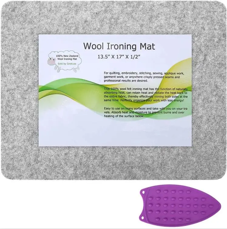 Folding Wool Felt Ironing Mat 100% Pure Wool Pressing Pad  Pressing Mat