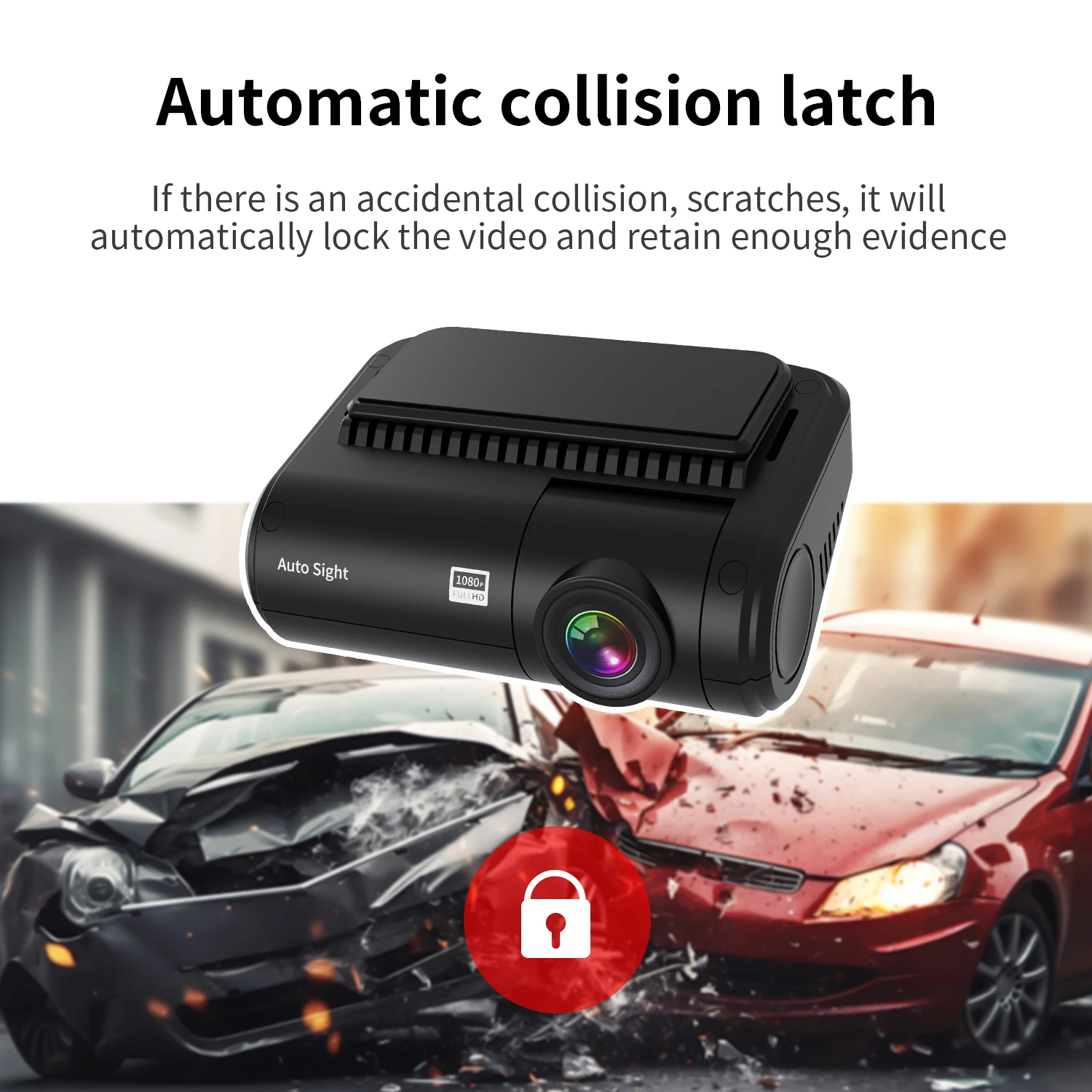 wholesale dash cam 1080p dash cam front and rear  Single Channel Car DVR Recorder  24H Parking Monitor Black Box 12 Months