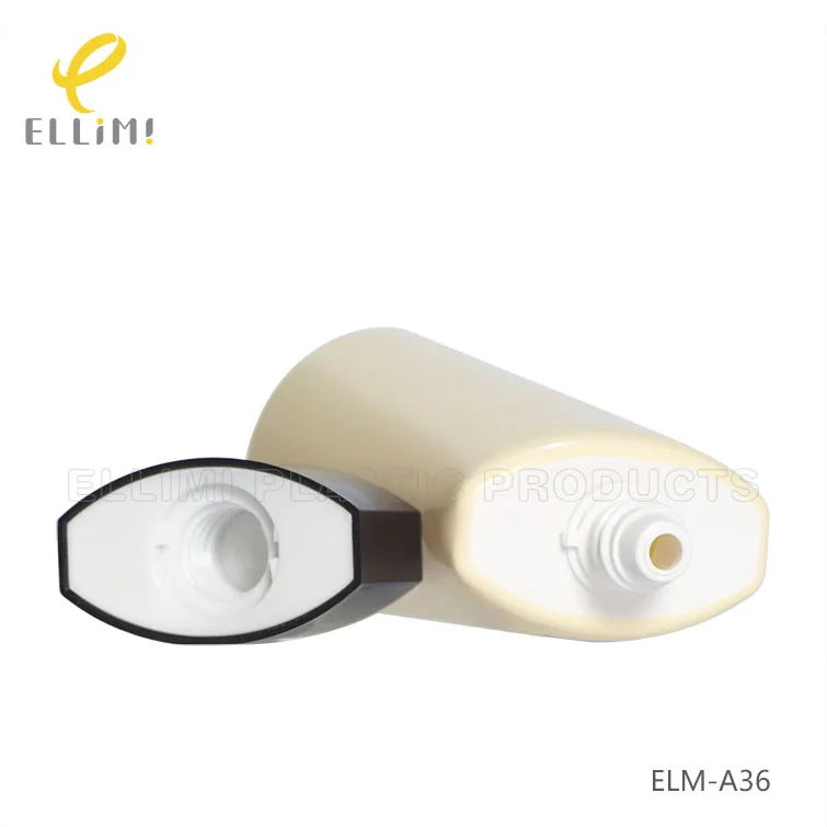 100-220ml oval empty cosmetic tube with screw cap  for all kinds of hand cream or lotion