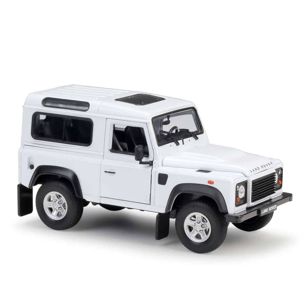 WELLY 1:24 Land Rover Defender Off-Road Vehicle Car Simulated Alloy Car Model Collection Display Gft Toy Wholesale