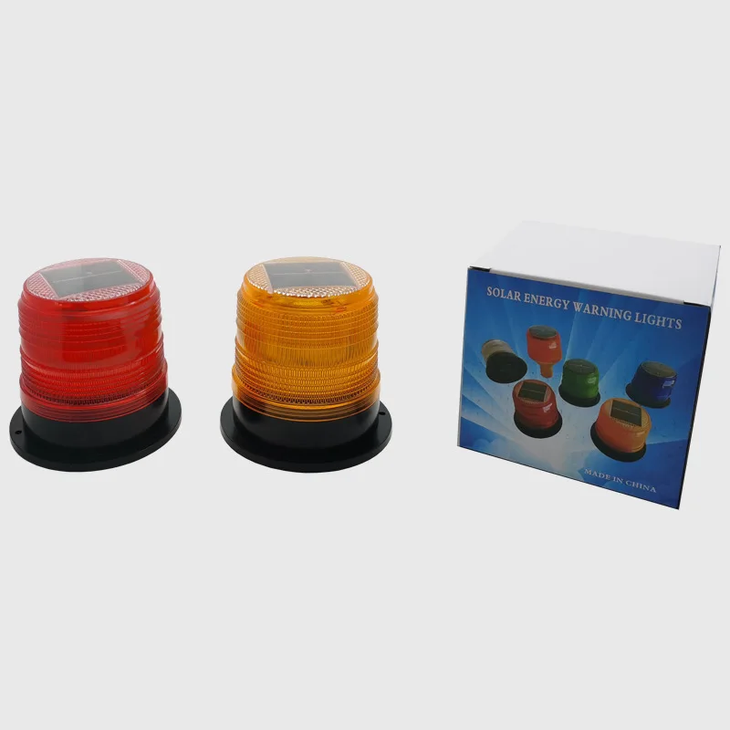 Solar Led Warning Lights 24v For Security Cigo Guardian Secure Beacon Light