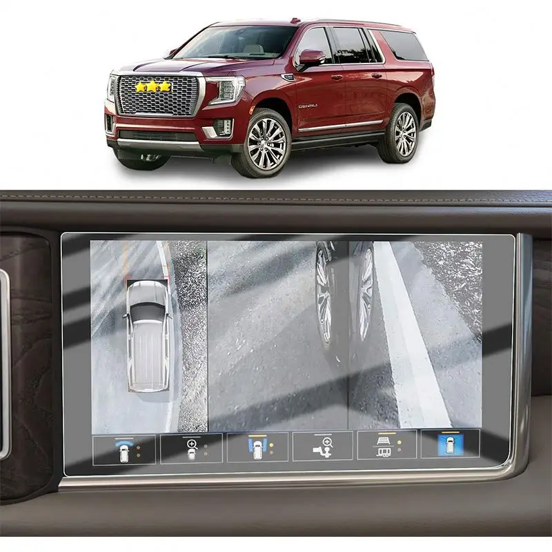 For CHEVROLET 2021 GMC Yukon Denali Navigation GPS Tempered Glass Touch Screen Protector Car Accessories MP5 DVD Player Film