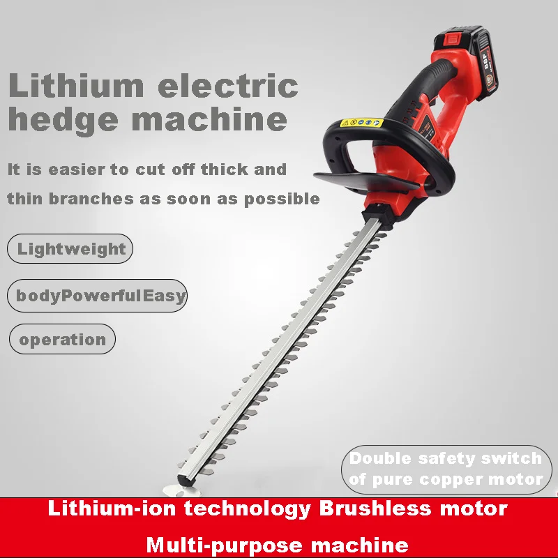 On-sale Electric Power Pruning Shear And Edging Shear Handheld Electric Brush Grass Cutter Shear Hedge Trimmer