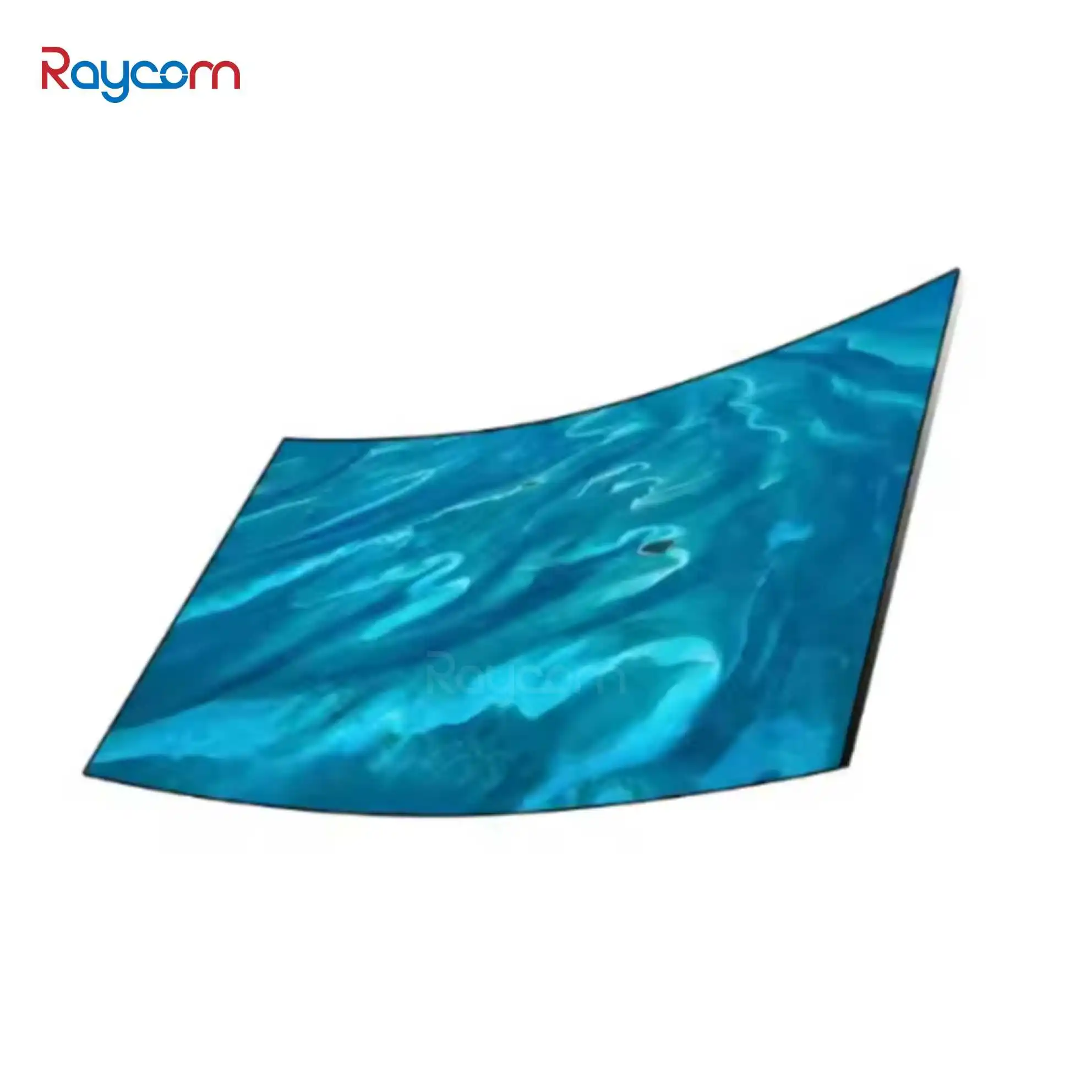 Raycom Slim Hanging Flexible Soft Module Curved 55 Inch Indoor Display Sale Indoor Advertising Video Wall Flexible OLED Screens
