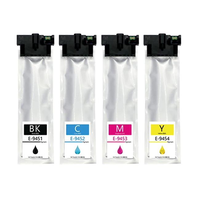 Чернила T9451 t9452 t9453 t9454 совместимые с epson wf c5710 wf-c5790 wfc5210 wfc5290 картриджи C13T945140