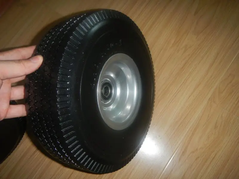 6 8 10 12 13 16 inch Best Quality Special Folding Beach Trolley Wheels Pu Foam Wheel for wheelbarrow wheels