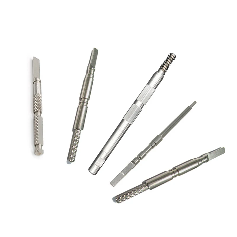 Factory stainless steel electric toothbrush shaft steel shaft motor shaft precision hardware CNC machine walking turning