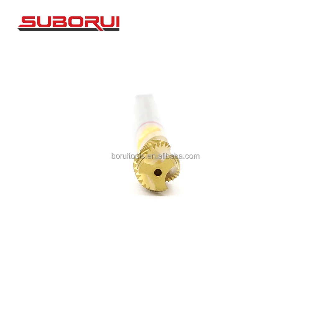 SUBORUI Din 376 Titanium Coating Short Blade Spiral Flute HSS E M35 Cobalt M12-M27 1.75mm Thread Metric Machine Screw Taps