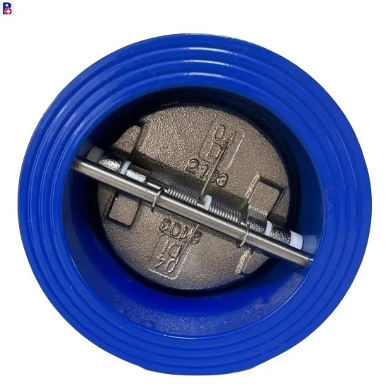 hot sale double disc doul plate type 1.0-1.6Bar  pn16 wafer non return check valve for water