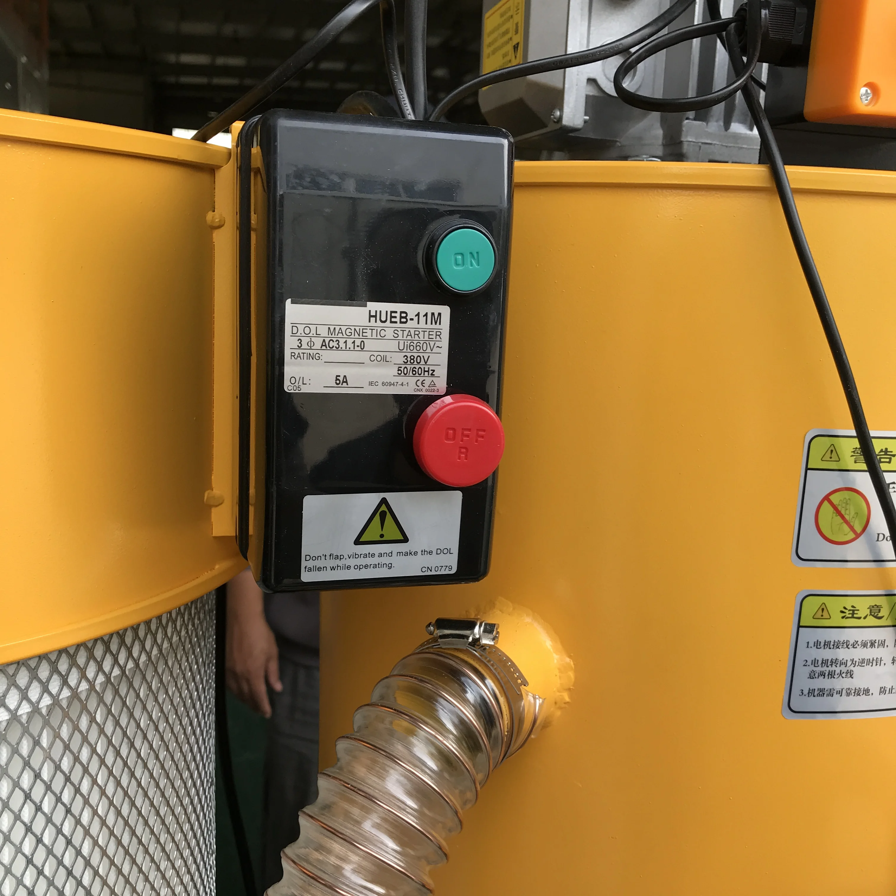 4.0 kw cyclone dust collector  two-stage dust removal machine woodworking vacuum cleaner with high quality