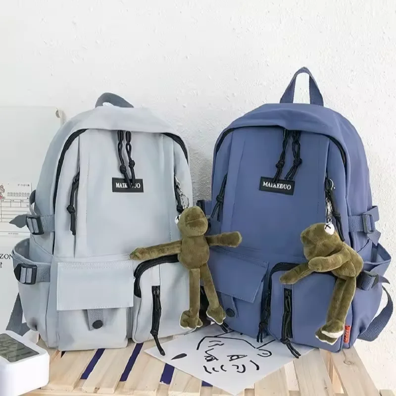 Waterproof Travel Campus Backbag With Logo Pattern For Business Use Large Capacity Pc Material Laptop Backpack For Girls